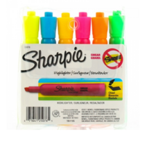 샤피 탱크 형광펜 6색 세트, 2세트