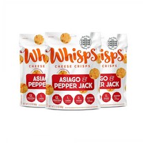 위스프 치즈 크리스피 아시아고 페퍼 잭 60g 3개입 Whisps Cheese Crisps Asiago Pepper Jack