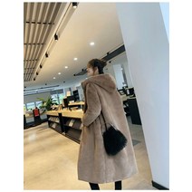 여성 모피코트 폭스퍼 인조 빅사이즈 겨울 밍크 아우터 따뜻한
