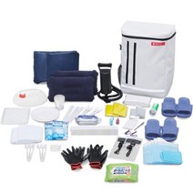 아이리스 오야마 2인용 42품목 방재세트 비상백 자연재해용품, b)42종 세트