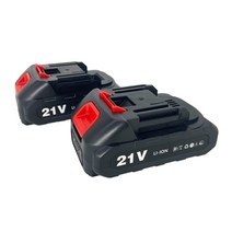 전동 토크 렌치 기어 앵글 그라인더 무선 드릴 스크루 드라이버 전기 해머 드릴 왕복 톱, 21v 2 배터리