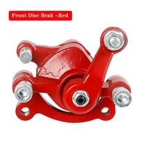 브레이크디스크 디스크브레이크 호환49CC 전방 후방 디스크 브레이크 캘리퍼 패드 2 스트로크 미니 먼지 자, 12 O