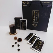 의성 흑마늘즙 진액 골드 60ml x 30포, 2박스(총60팩)+사은품 홍삼패드, 2개