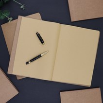 하늬통상 크라프트지 캘리그라피 무지노트 드로잉북, 1권, B5크라프트62매
