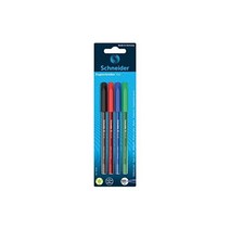 슈나이더 볼펜 Schneider Vizz M Blister A Baseball Pens BlackRedBlueGreen 독일 고급 펜