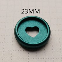 새로운 반투명 플라스틱 바인딩 링 100PCS23MM 버섯 구멍 노트북 반투명 버튼 DIY 바인딩 버튼 바인딩 CD, 06 green