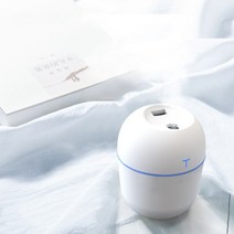 2020 초음파 가습기 220ML 아로마 에센셜 오일 디퓨저 가정용 자동차 USB Fogger Mist Maker with LED Night Lamp, 하얀