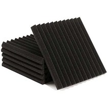 30x30x2.5cm 방음 어쿠스틱 폼 처리 흡음 면소음 스펀지 우수한 차음성, 회색