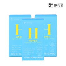 [한미양행] 히알루론산 먹는 엘라스틴 콜라겐 피부 영양제 500mg 60캡슐 3박스+자일립, 상세 설명 참조, 상세 설명 참조