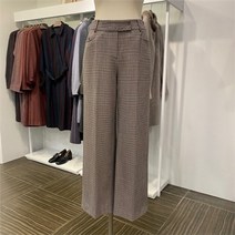 올리비아로렌 멀티 체크 와이트 팬츠 VOCDLWF8221