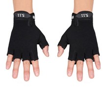 [WITH] 자전거 라이딩 반장갑 전동킥보드 등산 로드 싸이클 사계절 1개, 블랙