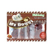 마이도기 대용량 오리꽈배기 300g 강아지 애견 간식, 오리 꽈배기, 9개
