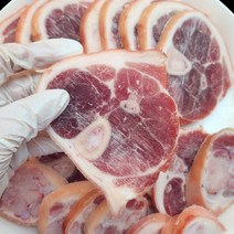 한돈 냉동 돼지족 구이 생족발 캠핑고기 슬라이스 500g 돼지고기 특수부위 뼈고기 국내산 족발 통족, 1개