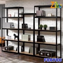 Foryou318 지후 스탠다드 앵글선반 7단 앵글 철제 선반 조립식, 블랙, 상세페이지 참조