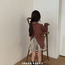 백오픈버튼셔츠 여아 남아 유아 셔츠 오렌지키즈 어반래빗 오렌지키즈