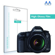 캐논 EOS 5D Mark3 고광택 보호필름 전면1장 상판1장, 1개