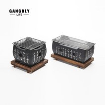 [익일출고] 크리스마스 강블리 리브 캠핑 일본식 미니화로/개인화로/휴대용화로, 미니화로, 스퀘어