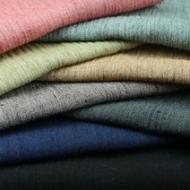 [동대문원단]린넨 요루지 SS 의류 생활한복 원피스 바지감, 블루