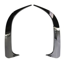 ABS 플라스틱 자동차 후면 범퍼 사이드 벤트 카나드 메르세데스-벤츠 W117 CLA 200 250 45 AMG 2014 액세서리, [01] Black, 벤츠