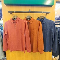 크로커다일남성 2020FW 가을신상 세로라인솔리드 3종 티셔츠 CDAA6TS3402
