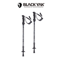 블랙야크 [ BLACK YAK ] 가성이 좋은 두랄루민 소재의 기본 타입 3단 셋트 스틱!! 베이직3단SET스틱U, 블랙