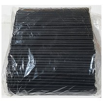 검정빨대 21Cm 500입 업소용 대용량 일자빨대, 1세트