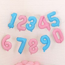 [지호] 이니셜풍선 캔디 숫자 16인치 은박풍선, [캔디핑크] 은박풍선_숫자 5