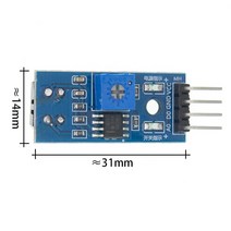 센서 TCRT5000 적외선 반사 IR 광전 스위치 배리어 라인 트랙 모듈 Arduino 다이오드 3 극관 보드 3.3v, TCRT5000 module, One Size