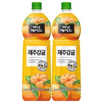 미닛메이드 프리미엄 제주감귤 페트, 1.5L, 2개