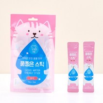 캣츠모리 지리산 맑은물 담은 물좋은 스틱 츄르 4종 짜먹는 고양이 간식 10g 5개입, 참치(구강) 5개입 1팩 / 50g