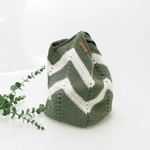 러브컨츄리 웨이브 코튼 숄더백 DIY키트(동영상포함) 뜨개질 DIY 패키지, 214, 209