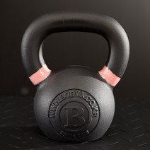바디엑스 솔리드 아이런 케틀벨 8kg, 블랙, 1개