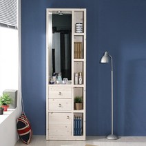 프랭키 화장대형 LED 600 수납책장, 삼나무