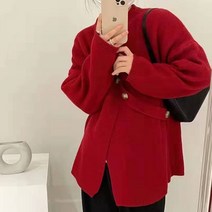 여성가디건 솔리드 컬러풀 얼짱 버튼 패션 새로운 디자인 겨울 의류 스트리트웨어 심플하고 러블리하고 우아한 숙녀 아늑한 인스타
