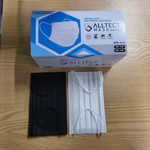 ALLTECT 고급형 멜트블로운 3중필터 KC인증 비말방지 일회용마스크 화이트(200매), 특대형, 화이트