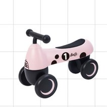 무소음 곡선디자인 핑크색 자전거 붕붕카 유치원 운전자동차 3살여아 여아