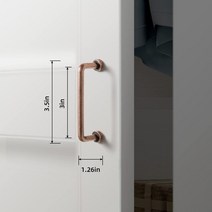 고가구 고가구장식장 고가구인테리어 황동 캐비닛 손잡이 앤티크 청동 서랍 아연 합금 솔리드 레트로 바, 05 RB-128mm_02 1 pc