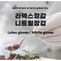 마미손 니트릴장갑 라텍스장갑 위생 요리 실험실 요양병원 pcr검사, 니트릴 100매, 블루, S