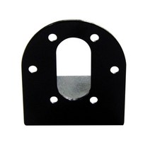 GHSHOP Nema 23 스테퍼 모터 장착 브래킷 57mm 스테퍼 모터 홀더, 설명, 블랙, 철