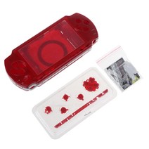 PSP1000 내구성 게임 콘솔 수리 PC 커버에 대한 쉘 교체, 빨간색
