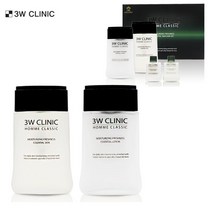 3WC 옴므 클래식 에센셜 스킨 에센셜 로션 스킨케어 2종세트, 옴므 클래식 에센셜 스킨케어 2종세트