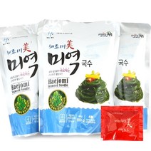 삶지않고 바로먹는 미역국수 10개+비빔소스10개