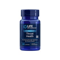 라이프익스텐션 Throat Health 구강 프로바이오틱스 20억 유산균 30로젠지