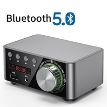 미니 오디오 hifi 블루투스 5.0 전력 클래스 d 증폭기 tpa3116 디지털 앰프 50w2 홈 오디오 자동차 해양 usbaux, 우리 전원 12v 5a