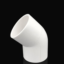pvc이경엘보 mm 흰색 PVC 파이프 커넥터 물 공급 관개 엘보 스트레이트 크로스 티 유니온 볼 밸브 개, [02] pcs mm, [02] End Cap