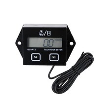 타코메타 타코미터 RPM 게이지 속도 측정기 12v 0 8000 자동차 디지털 포인터, 유형 b