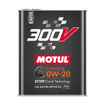 모튤 300V 파워 0W20 엔진오일 합성유 교환 에스테르계 하이엔드급 가솔린 디젤 2L, 2개, 2000ml