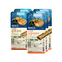 [제일제당] 비비고 고등어구이 60gX3+삼치구이 60gX2, 300g, 1세트