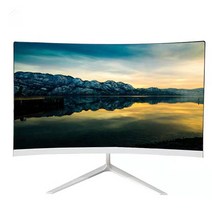 4K HD 곡면 모니터 초박형 22 24 27 인치 IPS, 커브드 블랙 HD 1080p
