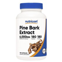 뉴트리코스트 소나무 껍질 추출물 6000mg 캡슐, 180캡슐, 1개